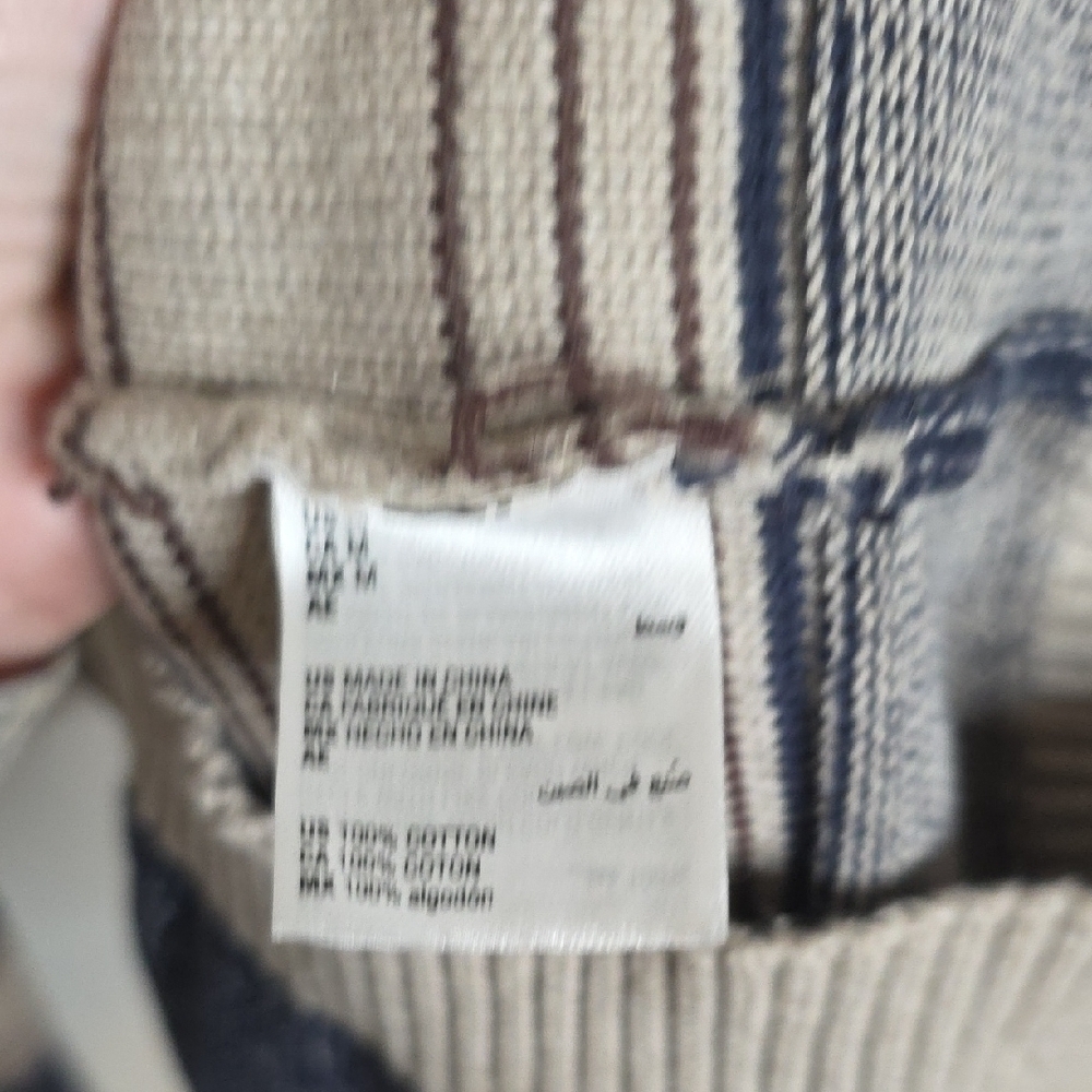 Sun + Stone Multicolor Striped Turtleneck Sweater - Picture 4 of 6